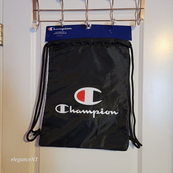 Champion Double Up 2-Sided Carrysack Black/White Gym Sack NWT - Picture 2 of 7